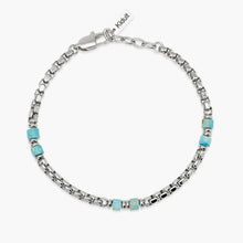 Cargar imagen en el visor de la galería, Bracciale da uomo in acciaio con diaspro Style 03 Kidult 831175
