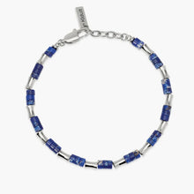Carica l'immagine nel visualizzatore di Gallery, Bracciale da uomo in acciaio con pietre diaspro Style 50 Kidult 831182
