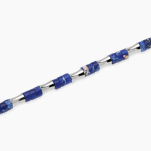 Carica l'immagine nel visualizzatore di Gallery, Bracciale da uomo in acciaio con pietre diaspro Style 50 Kidult 831182
