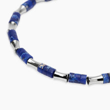 Carica l'immagine nel visualizzatore di Gallery, Bracciale da uomo in acciaio con pietre diaspro Style 50 Kidult 831182
