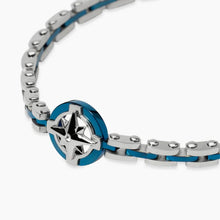 Cargar imagen en el visor de la galería, Bracciale da uomo in acciaio con rosa dei venti Style 41 Kidult 831185
