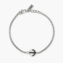 Carica l'immagine nel visualizzatore di Gallery, Bracciale da uomo in acciaio con ancora Style 41 Kidult 831203
