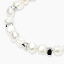 Cargar imagen en el visor de la galería, Bracciale da donna in acciaio e perle conchiglia Style 70 Kidult 831229

