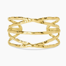 Carica l'immagine nel visualizzatore di Gallery, Bracciale da donna in acciaio dorato cuff Style 73 Kidult 831250
