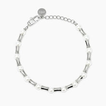 Cargar imagen en el visor de la galería, Bracciale da donna in acciaio e perle conchiglia Style 79 Kidult 831259
