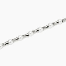 Cargar imagen en el visor de la galería, Bracciale da donna in acciaio e perle conchiglia Style 79 Kidult 831259
