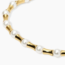 Cargar imagen en el visor de la galería, Bracciale da donna in acciaio e perle conchiglia Style 79 Kidult 831262
