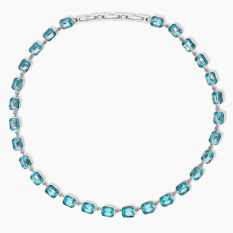 Braciale da donna in acciaio con cristalli azzurri Kidult 851004