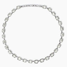 Carica l&#39;immagine nel visualizzatore di Gallery, Collana da donna in acciaio con cristalli rettangolari Kidult 851005
