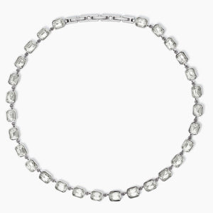 Collana da donna in acciaio con cristalli rettangolari Kidult 851005
