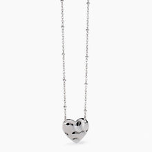 Load image into Gallery viewer, Collana da donna con cuore effetto martellato Kidult 851008
