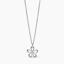 Carica l&#39;immagine nel visualizzatore di Gallery, Collana da donna in acciaio con catena rolò e fiore Kidult 851026

