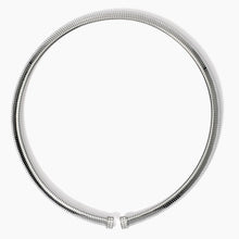 Carica l&#39;immagine nel visualizzatore di Gallery, Collana da donna tubogas in acciaio e cristalli Kidult 851030
