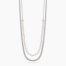 Carica l&#39;immagine nel visualizzatore di Gallery, Collana da donna in acciaio con perle conchiglia Style 32 Kidult 851040
