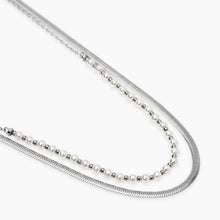 Carica l&#39;immagine nel visualizzatore di Gallery, Collana da donna in acciaio con perle conchiglia Style 32 Kidult 851040
