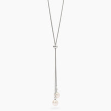 Carica l&#39;immagine nel visualizzatore di Gallery, Collana da donna in acciaio con pendente con perle conchiglia Style 45 Kidult 851052
