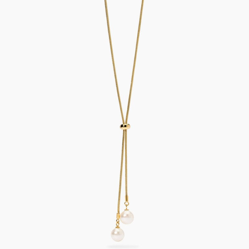 Collana da donna in acciaio dorato con pendente Style 45 Kidult 851053