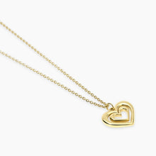 Carica l&#39;immagine nel visualizzatore di Gallery, Collana da donna in acciaio dorato con cuore Style 27 Kidult 851057
