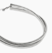 Cargar imagen en el visor de la galería, Collana da donna in acciaio con doppia catena tubogas Style 13 Kidult 851060

