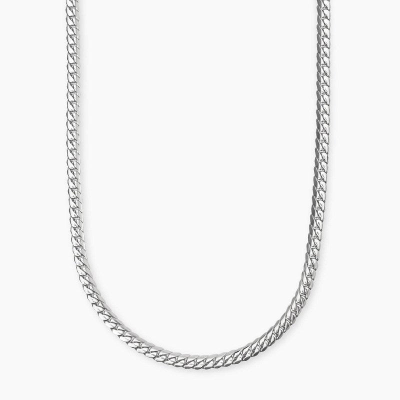 Collana da uomo in acciaio con catena groumette piatta Style 08 Kidult 851069