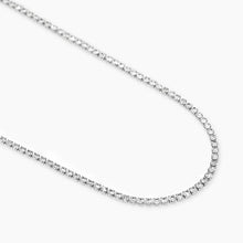 Cargar imagen en el visor de la galería, Collana da donna in acciaio con tennis cristalli bianchi Style 12 Kidult 851079

