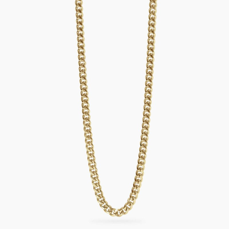 Collana da uomo in acciaio dorato con catena groumette Style 04 Kidult 851083