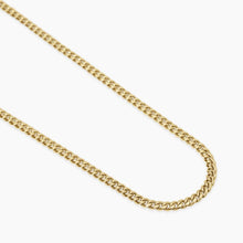 Carica l&#39;immagine nel visualizzatore di Gallery, Collana da uomo in acciaio dorato con catena groumette Style 04 Kidult 851083
