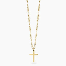 Carica l&#39;immagine nel visualizzatore di Gallery, Collana da uomo in acciaio dorato con croce Style 01 Kidult 851085
