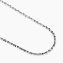 Carica l&#39;immagine nel visualizzatore di Gallery, Collana da uomo in acciaio con catena corda in acciaio Style 07 Kidult 851087
