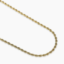 Carica l&#39;immagine nel visualizzatore di Gallery, Collana da uomo in acciaio dorata con catena corda Style 07 Kidult 851088
