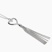 Carica l&#39;immagine nel visualizzatore di Gallery, Collana da donna in acciaio con pendente cuore e catena Style 25 kidult 851090

