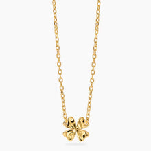 Carica l'immagine nel visualizzatore di Gallery, Collana da donna in acciaio dorato con quadrifoglio Style 57 Kidult 851095
