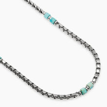 Carica l'immagine nel visualizzatore di Gallery, Collana da uomo in acciaio e diaspro Style 03 Kidult 851106
