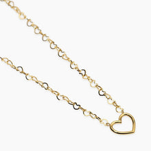 Cargar imagen en el visor de la galería, Collana da donna in acciaio dorato con cuore Style 64 Kidult 851119

