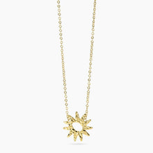 Carica l'immagine nel visualizzatore di Gallery, Collana da donna in acciaio dorato con sole Style 68 Kidult 851120
