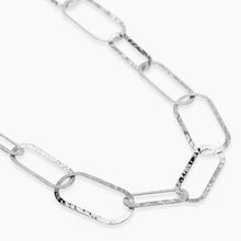 Carica l'immagine nel visualizzatore di Gallery, Collana da donna in acciaio con maglie martellate Style 83 Kidult 851135
