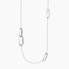 Carica l'immagine nel visualizzatore di Gallery, Collana da donna in acciaio con maglie martellate Style 83 Kidult 851139
