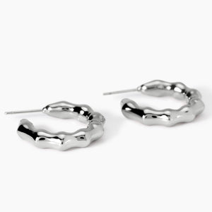 Orecchini da donna in acciaio bambù Kidult 861053