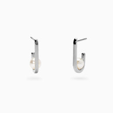 Carica l&#39;immagine nel visualizzatore di Gallery, Orecchini da donna in acciaio con perle conchiglia Style 45 Kidult 861055
