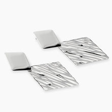 Carica l&#39;immagine nel visualizzatore di Gallery, Orecchini da donna in acciaio con pendenti martellati Style 05 Kidult 861057
