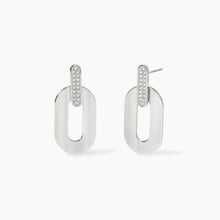 Carica l&#39;immagine nel visualizzatore di Gallery, Orecchini da donna in acciaio con cristalli e pendenti Style 09 Kidult 861058
