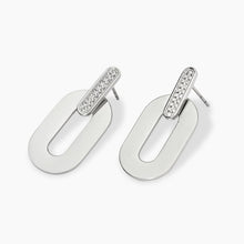 Carica l&#39;immagine nel visualizzatore di Gallery, Orecchini da donna in acciaio con cristalli e pendenti Style 09 Kidult 861058
