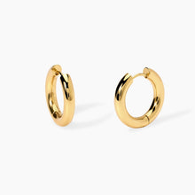 Carica l&#39;immagine nel visualizzatore di Gallery, Orecchini da donna in acciaio dorati a cerchio Style 09 Kidult 861073
