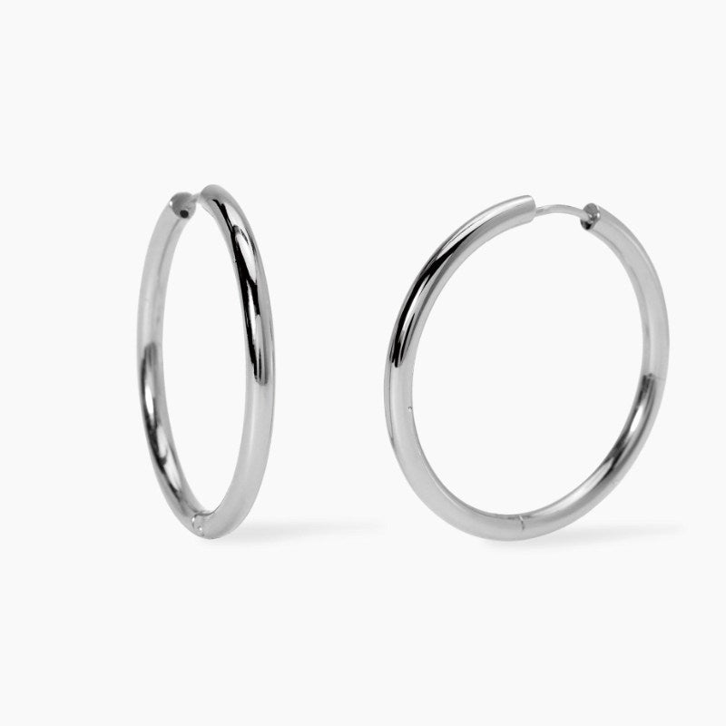 Orecchini da donna in acciaio a cerchio Style 09 Kidult 861074