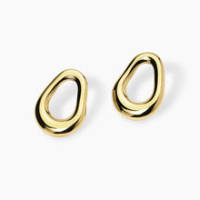 Carica l&#39;immagine nel visualizzatore di Gallery, Orecchini da donna a lobo in acciaio dorato Style 25 Kidult 861090
