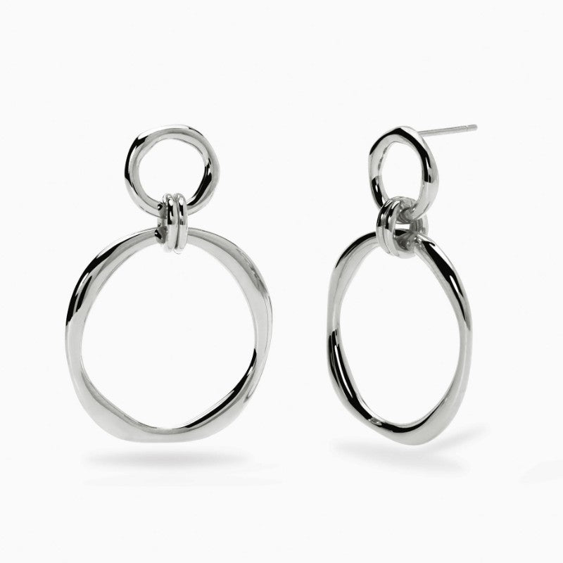 Orecchini da donna in acciaio con pendenti circolari Style 24 Kidult 861091