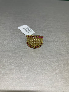 Anello Fede Sarda in Argento Dorato  925 Maestro Riverso AnFg04oro/R misura 15