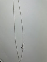 Carica l'immagine nel visualizzatore di Gallery, Oro 18 Kt Catenina Rolo'  oro Bianco cm 45 Cod. 72523
