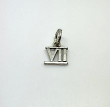 Cargar imagen en el visor de la galería, Charm in Argento 925 Numero romani &#39;VII&#39; Giovanni Raspini 09495

