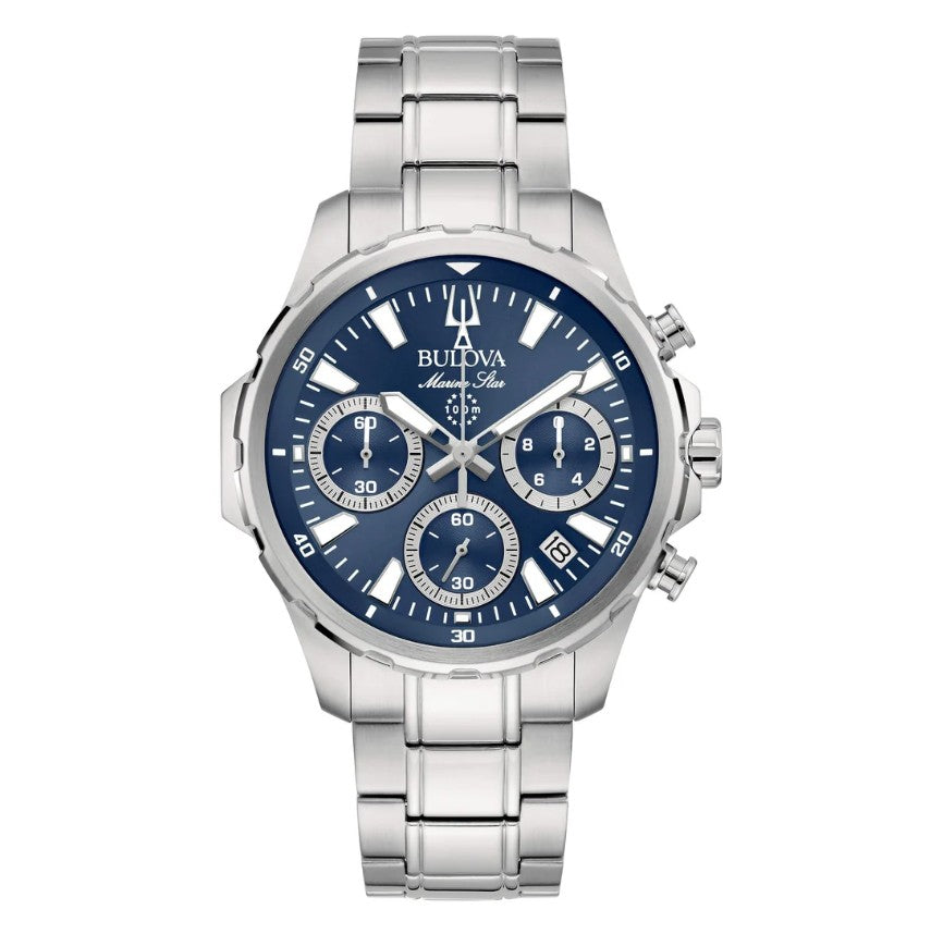 Orologio cronografo da uomo Bulova marine star 96B466